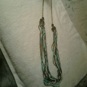 Beaded necklace long